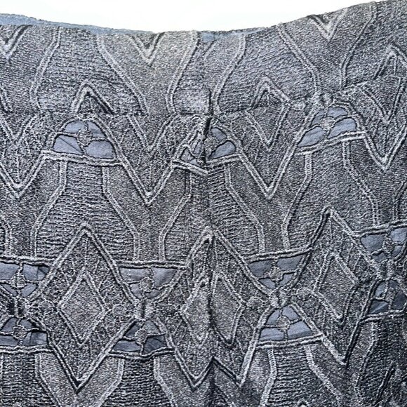 MAJE Black Heavy Lace Dress Shorts - Zip Front - Fully Lined - EU Size 38 = US 6 - Picture 2 of 11